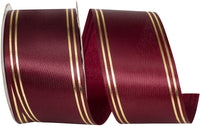 Burgundy Satin Cooler Ribbon 2-1/2 Inch for Wreaths
