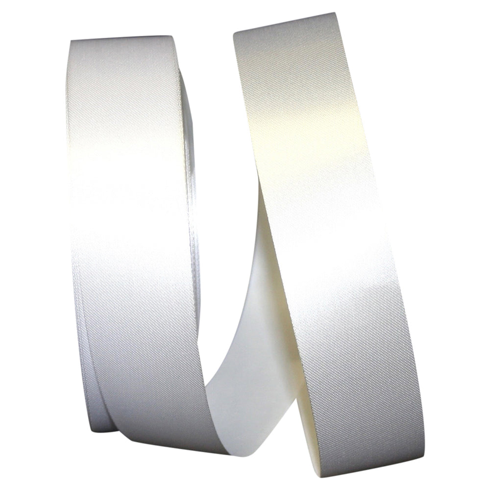 White 1 Inch Perfect Printer Ribbon for Wreaths & Bows