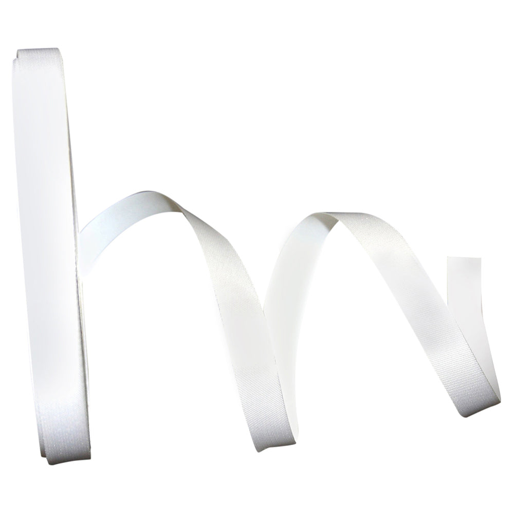 White 3 8 Inch Perfect Printer Ribbon for Wreaths & Bows