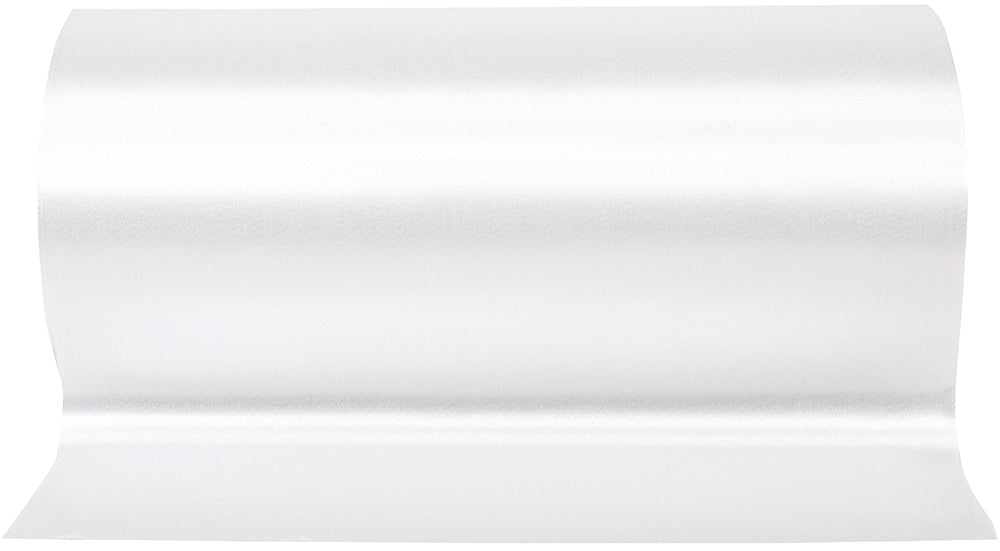 White 8 Inch Perfect Printer Ribbon for Wreaths & Bows