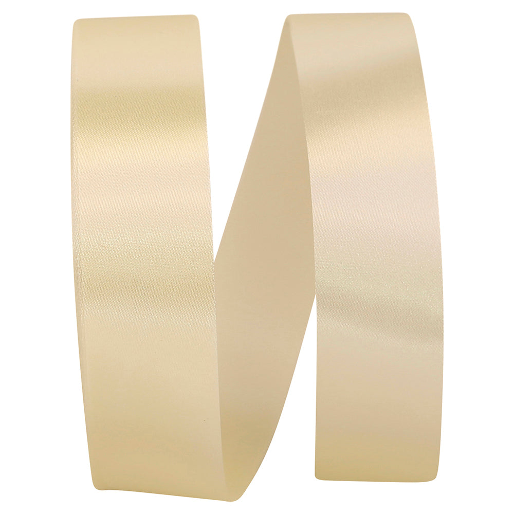 Ivory 1 Inch Perfect Printer Ribbon for Wreaths & Bows