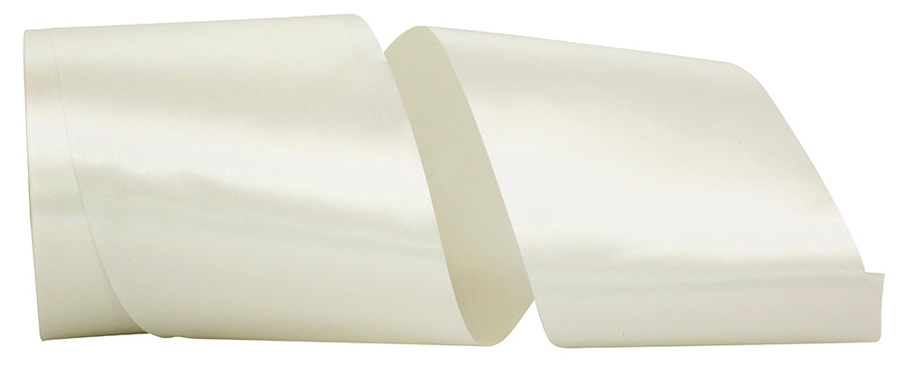 Ivory 4 Inch Perfect Printer Ribbon for Wreaths & Bows