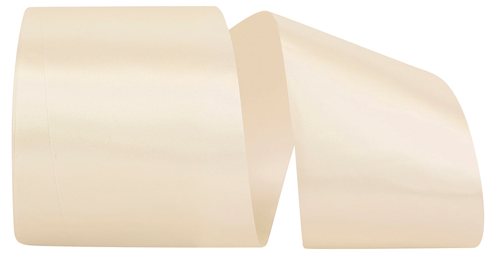 Ivory 3 Inch Perfect Printer Ribbon for Wreaths & Bows