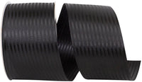 Black 2-1 2 Inch Tux Stripe Cooler Ribbon for Wreaths & Bows