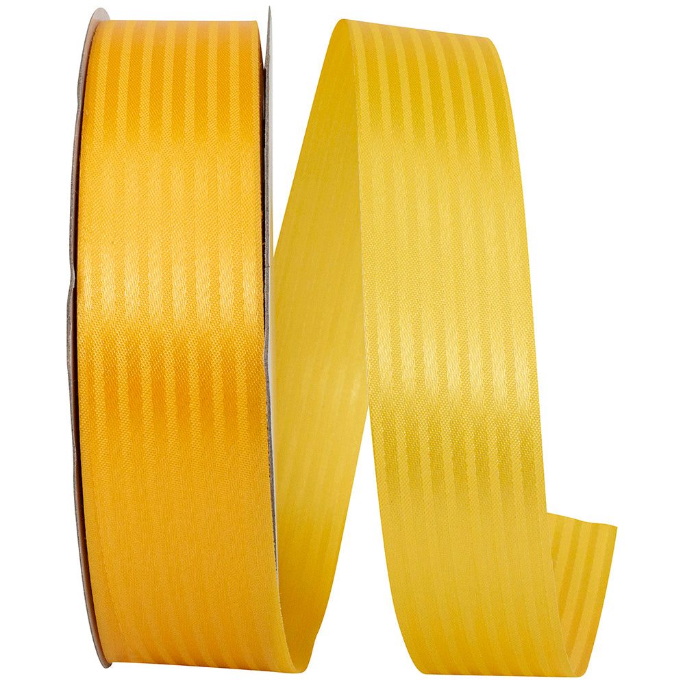Gold 1-3 8 Inch Tux Stripe Cooler Ribbon for Wreaths & Bows
