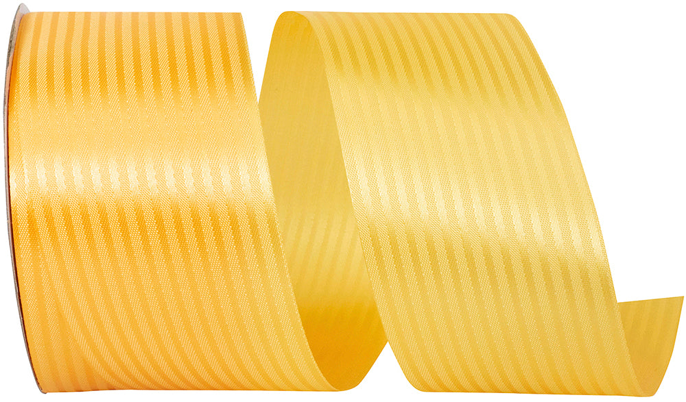 Gold 2-1 2 Inch Tux Stripe Cooler Ribbon for Wreaths & Bows