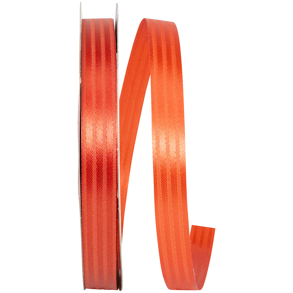 Rust 5 8 Inch Tux Stripe Cooler Ribbon for Wreaths & Bows