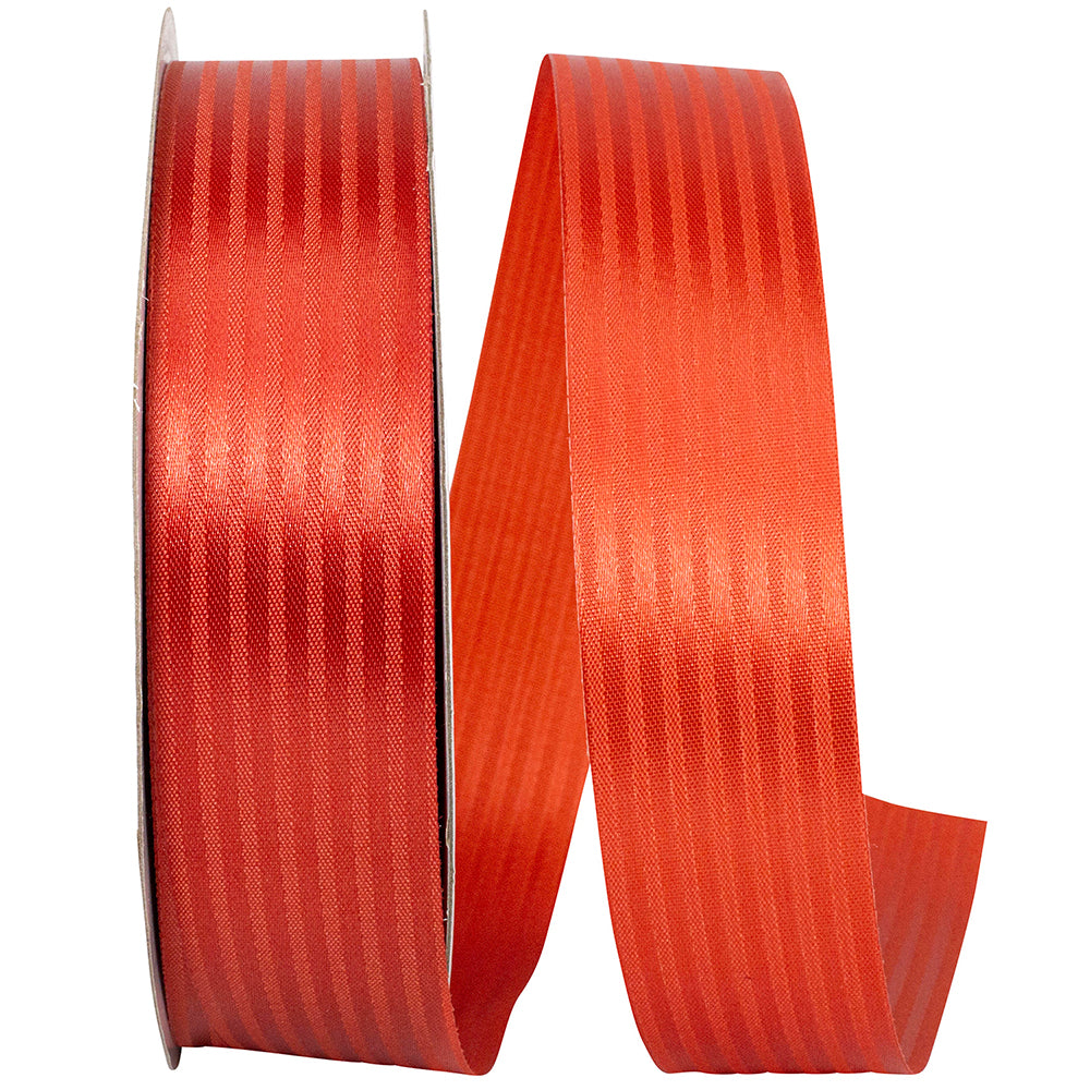 Rust 1-3 8 Inch Tux Stripe Cooler Ribbon for Wreaths & Bows