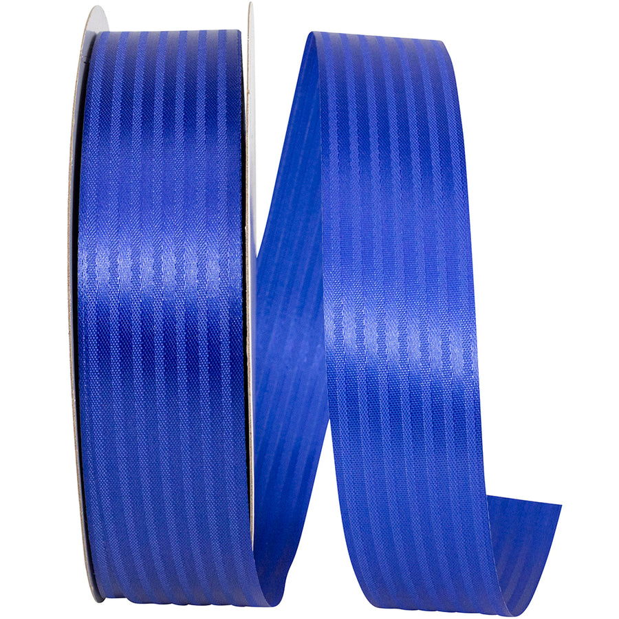 Royal 1-3 8 Inch Tux Stripe Cooler Ribbon for Wreaths & Bows