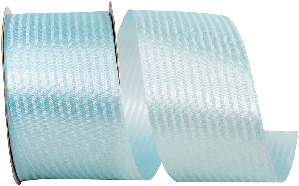Blue 2-1 2 Inch Tux Stripe Cooler Ribbon for Wreaths & Bows