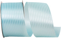 Blue 2-1 2 Inch Tux Stripe Cooler Ribbon for Wreaths & Bows