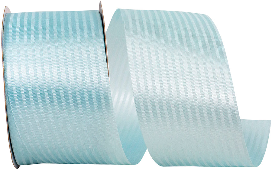 Blue 2-1 2 Inch Tux Stripe Cooler Ribbon for Wreaths & Bows