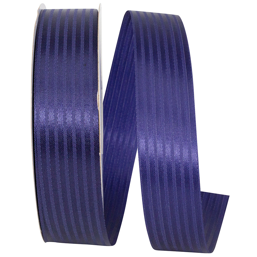 Navy 1-3 8 Inch Tux Stripe Cooler Ribbon for Wreaths & Bows