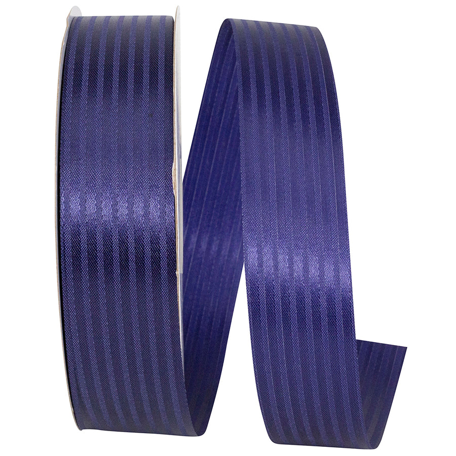Navy 1-3 8 Inch Tux Stripe Cooler Ribbon for Wreaths & Bows