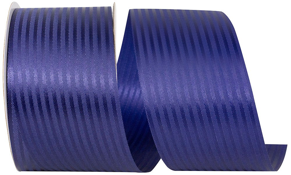 Navy 2-1 2 Inch Tux Stripe Cooler Ribbon for Wreaths & Bows