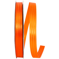 Orange 5 8 Inch Tux Stripe Cooler Ribbon for Wreaths & Bows