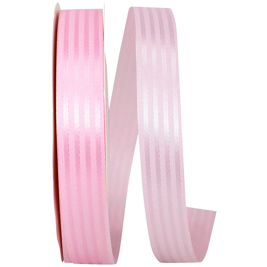 Pink 7 8 Inch Tux Stripe Cooler Ribbon for Wreaths & Bows