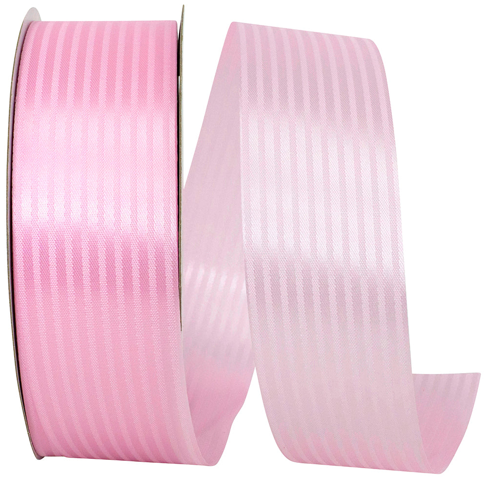 Pink 1-7 8 Inch Tux Stripe Cooler Ribbon for Wreaths & Bows