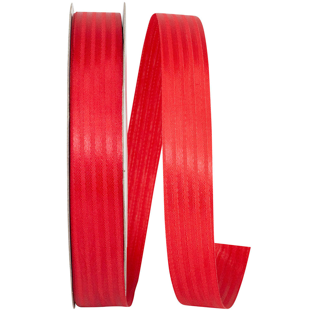 Red 7 8 Inch Tux Stripe Cooler Ribbon for Wreaths & Bows