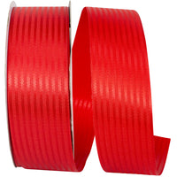 Red 1-7 8 Inch Tux Stripe Cooler Ribbon for Wreaths & Bows