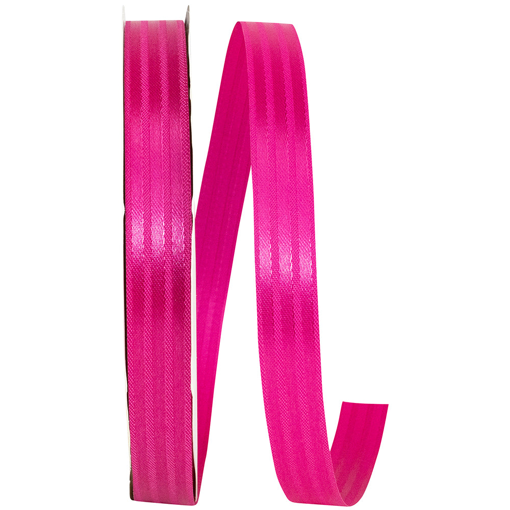 Cyclamen 5 8 Inch Tux Stripe Cooler Ribbon for Wreaths & Bows