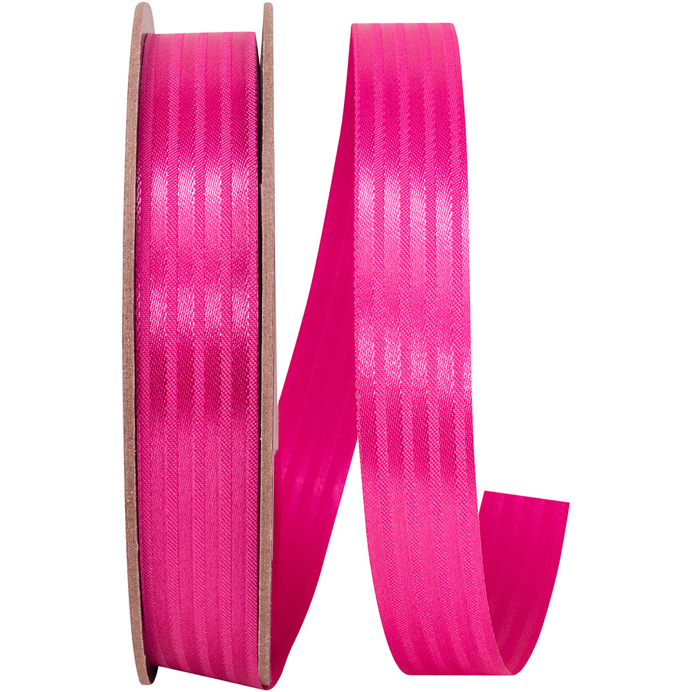Cyclamen 7 8 Inch Tux Stripe Cooler Ribbon for Wreaths & Bows