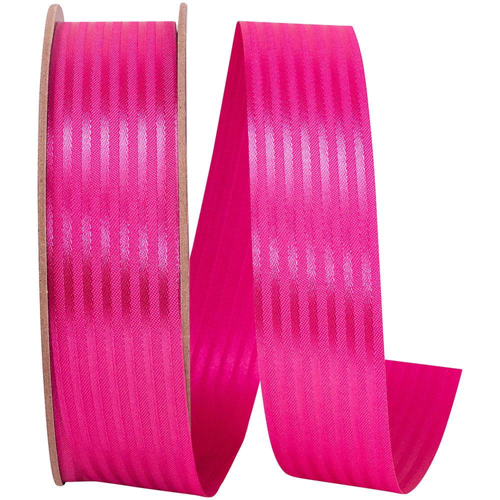 Cyclamen 1-3 8 Inch Tux Stripe Cooler Ribbon for Wreaths & Bows