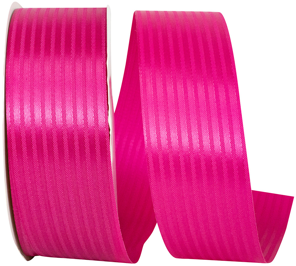 Cyclamen 1-7 8 Inch Tux Stripe Cooler Ribbon for Wreaths & Bows