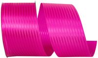 Cyclamen 2-1 2 Inch Tux Stripe Cooler Ribbon for Wreaths & Bows