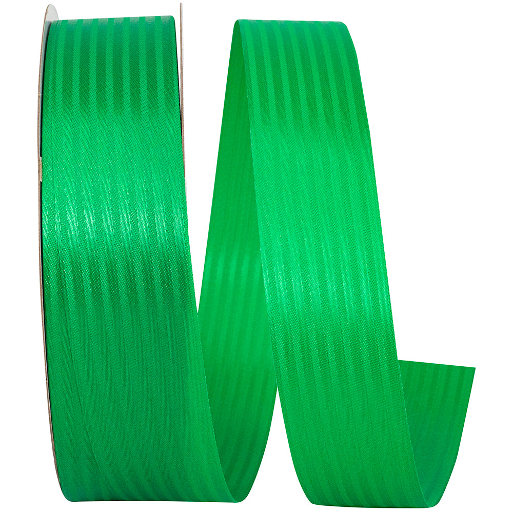 Emerald 1-3 8 Inch Tux Stripe Cooler Ribbon for Wreaths & Bows