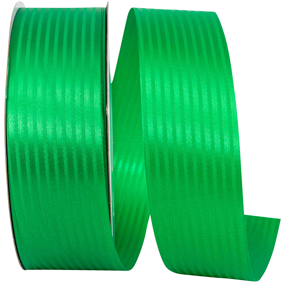 Emerald 1-7 8 Inch Tux Stripe Cooler Ribbon for Wreaths & Bows