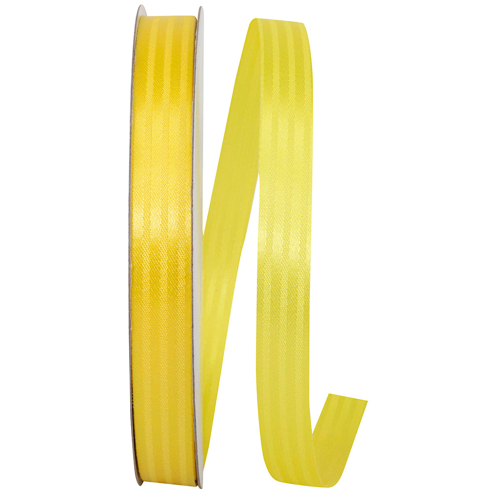 Yellow 5 8 Inch Tux Stripe Cooler Ribbon for Wreaths & Bows
