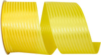 Yellow 2-1 2 Inch Tux Stripe Cooler Ribbon for Wreaths & Bows