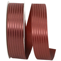 Chocolate 1-3 8 Inch Tux Stripe Cooler Ribbon for Wreaths & Bows