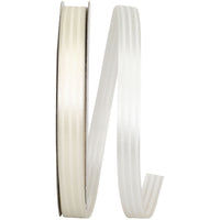 Ivory 5 8 Inch Tux Stripe Cooler Ribbon for Wreaths & Bows