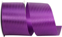 Plum 2-1 2 Inch Tux Stripe Cooler Ribbon for Wreaths & Bows