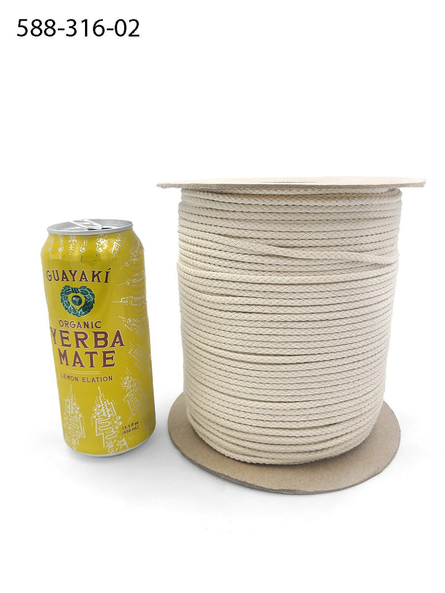 3/16 Inch Natural Cotton Cord – 588-316-02 natural