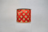 RIBBON GLIT POLKA DOTS 4X10 R GLD