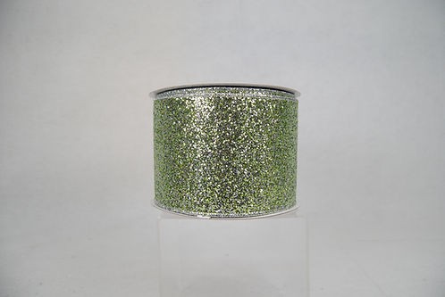 RIBBON GLITTER MAGIC 4X10YDS MINT