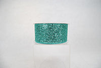 RIBBON GLITTER MAGIC 2.5X10YDS TEAL