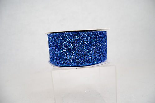 RIBBON GLITTER MAGIC 2.5X10YDS MIDNIGHT BLUE