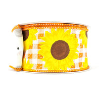RIBBON 2.5X10YDS SUNFLOWER RUST