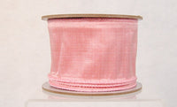 RIBBON 2.5X10YDS TAFFETA WIRED ROSE GOLD