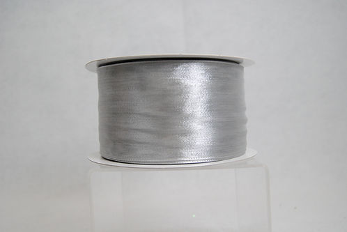 RIBBON 3IN X 50YDS METALLIC MESH SILVER