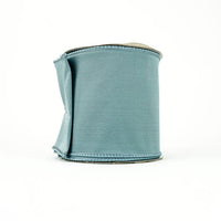 RIBBON TAFFETA WIRED BLUE (2 SIZE)