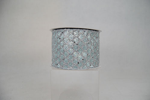 RIBBON RETRO DMNDS 4X10YDS CELADON