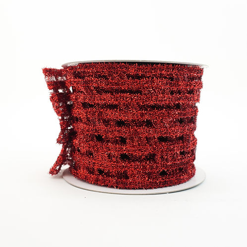 RIBBON CHRISTMAS CHIC RED