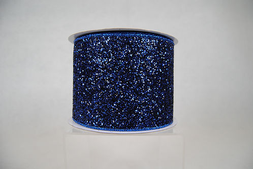 RIBBON GLITTER MAGIC 4X10YDS MIDNIGHT BLUE