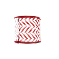 RIBBON CHEVRON STITCH WITH 4X10YDS WHITE AND RED