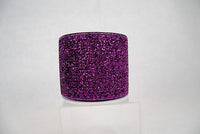 RIBBON 4X10YDS TINSEL WEAVE PURPLE